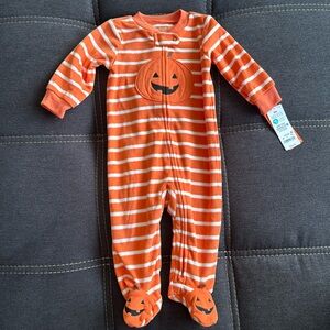 Halloween Carter’s One Piece Footed Baby Romper 6M